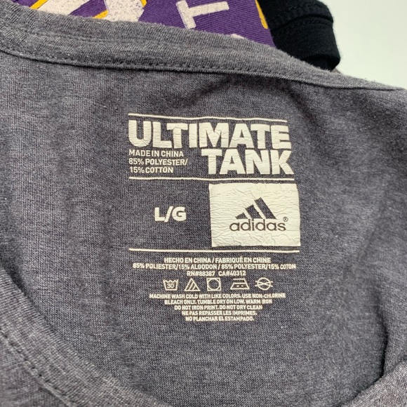 🤩 3 for $20 / Adidas Ultimate Grey Tank with Camo Maple Leaf - Picture 5 of 7